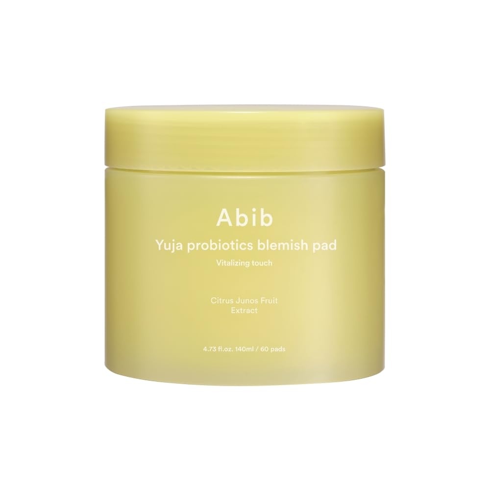 Abib Yuja Probiotics Blemish Pad Vitalizing Touch Тонизирующие осветляющие пэды с экстрактом цитрусовых и пробиотиками