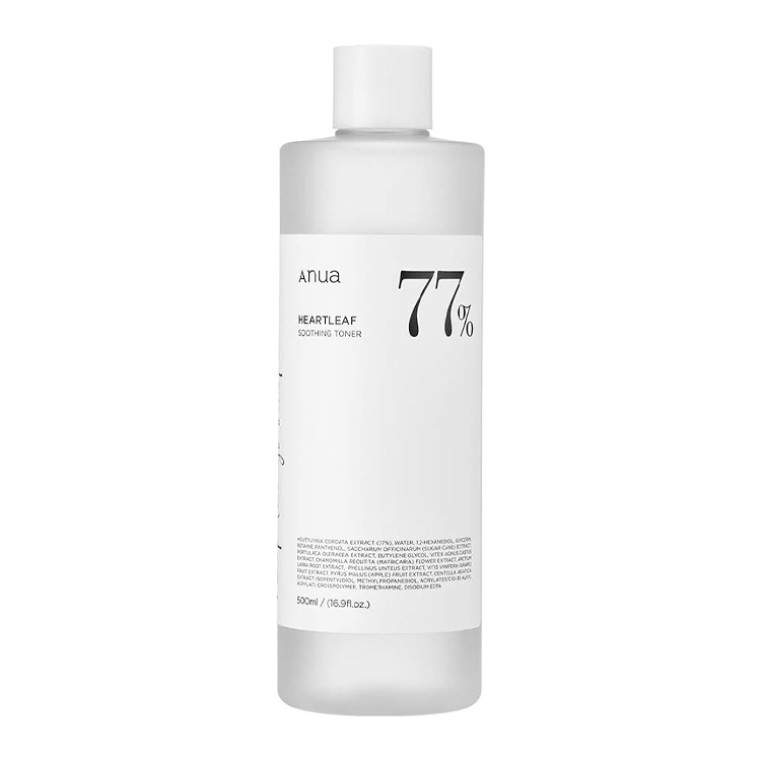 Anua Heartleaf 77% Soothing Toner Балансирующий тоник на основе хауттюйнии, 500мл