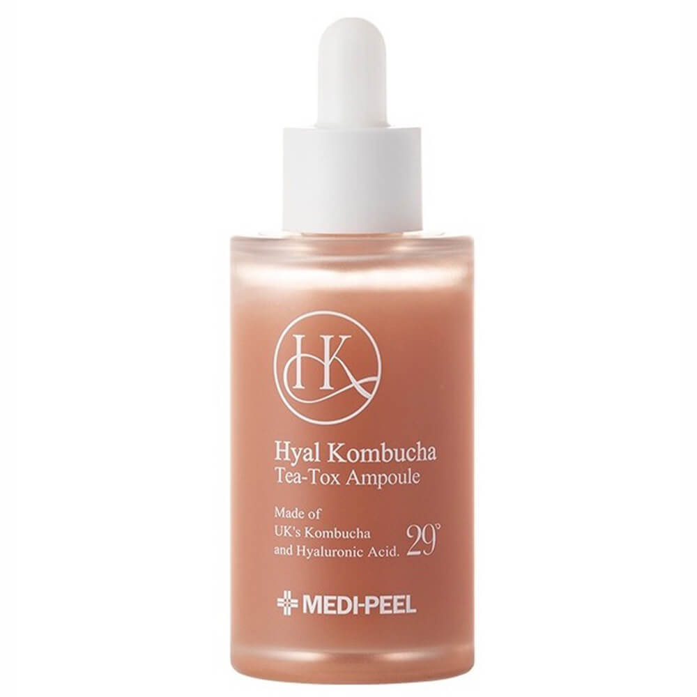 Medi-Peel Hyal Kombucha Tea-Tox Ampoule Восстанавливающая ампула с 70% комбучи и церамидами
