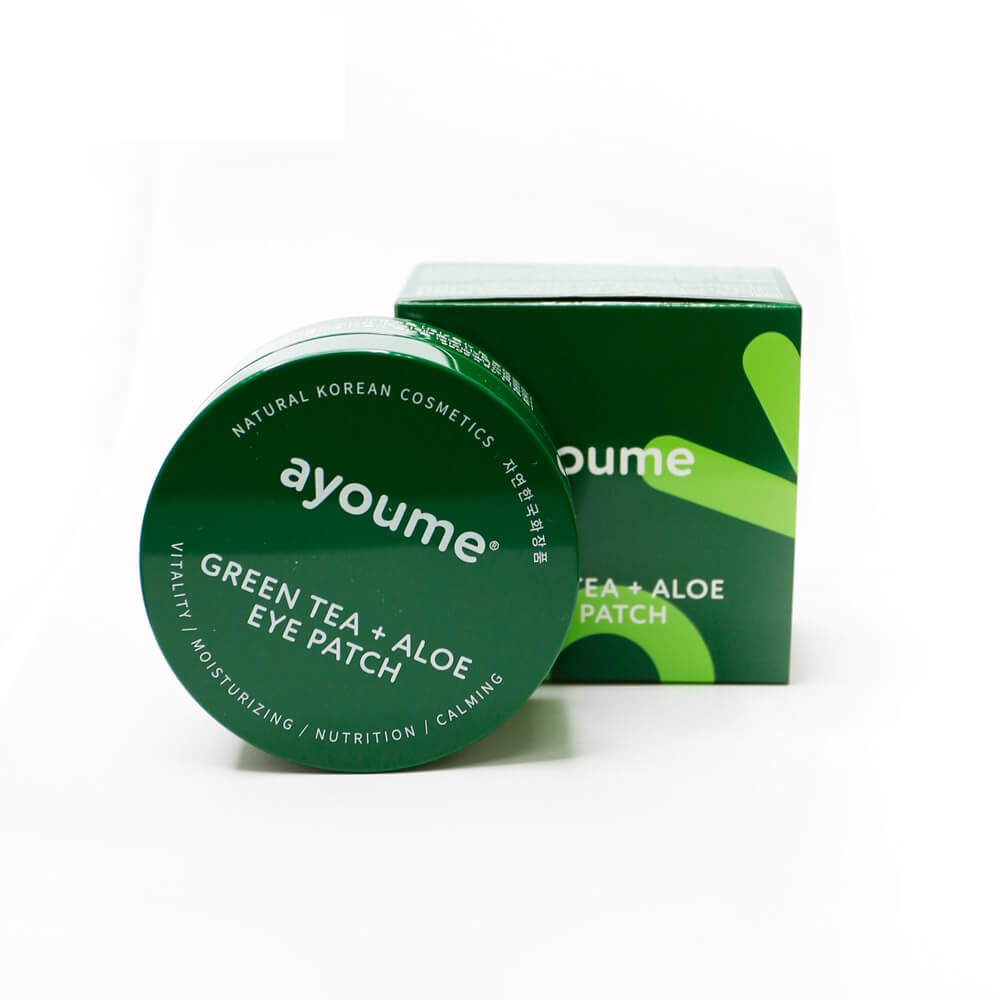 Ayoume Green Tea + Aloe Eye Patch Патчи с экстрактами зеленого чая и алое Ayoume Green Tea + Aloe Eye Patch Патчи с экстрактами зеленого чая и алое