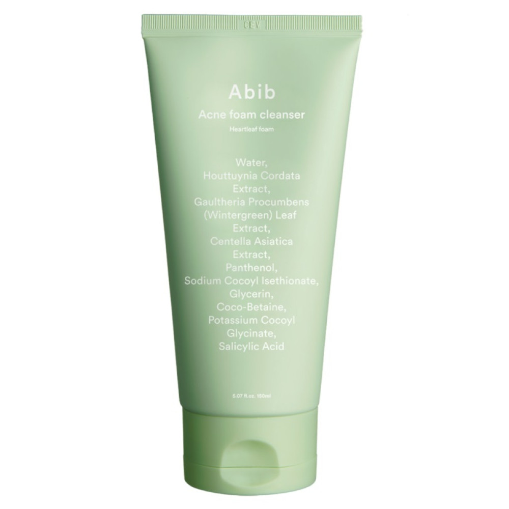 Abib Acne Foam Cleanser Heartleaf Foam Пенка для умывания с экстрактом хауттюйнии