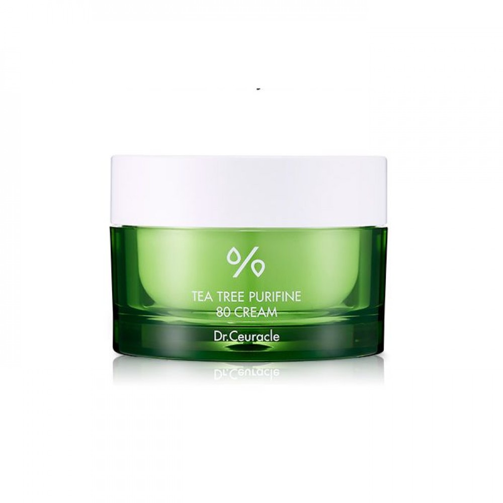 DR. CEURACLE Tea Tree Purifine 80 Cream Крем с экстрактом и маслом чайного дерева для проблемной кожи
