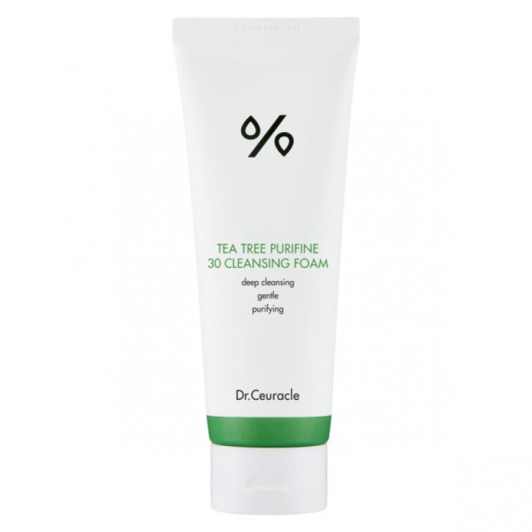 Dr. Ceuracle Tea Tree Purifine 30 Cleansing Foam Гель-пенка для умывания с экстрактом чайного дерева 