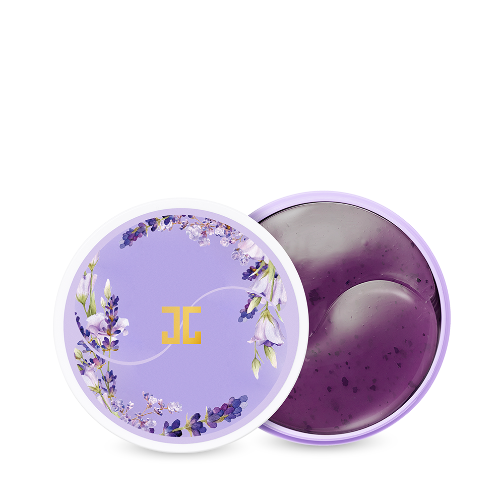 JayJun Lavender Tea Eye Gel Patch Успокаивающие питательные патчи для век с лепестками лаванды