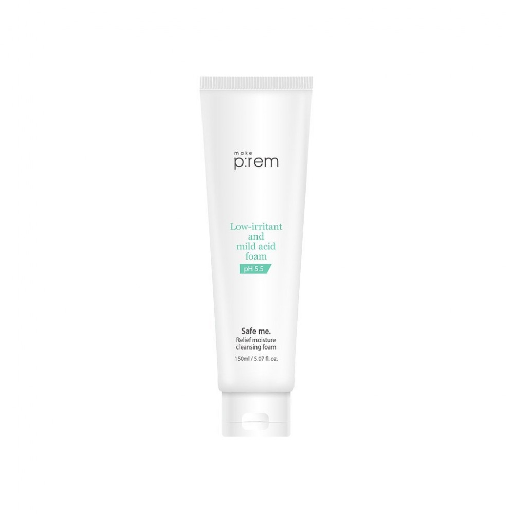 Make P:rem Low-irritant & Mild Acid Cleansing Foam Мягкая пенка для ежедневного умывания