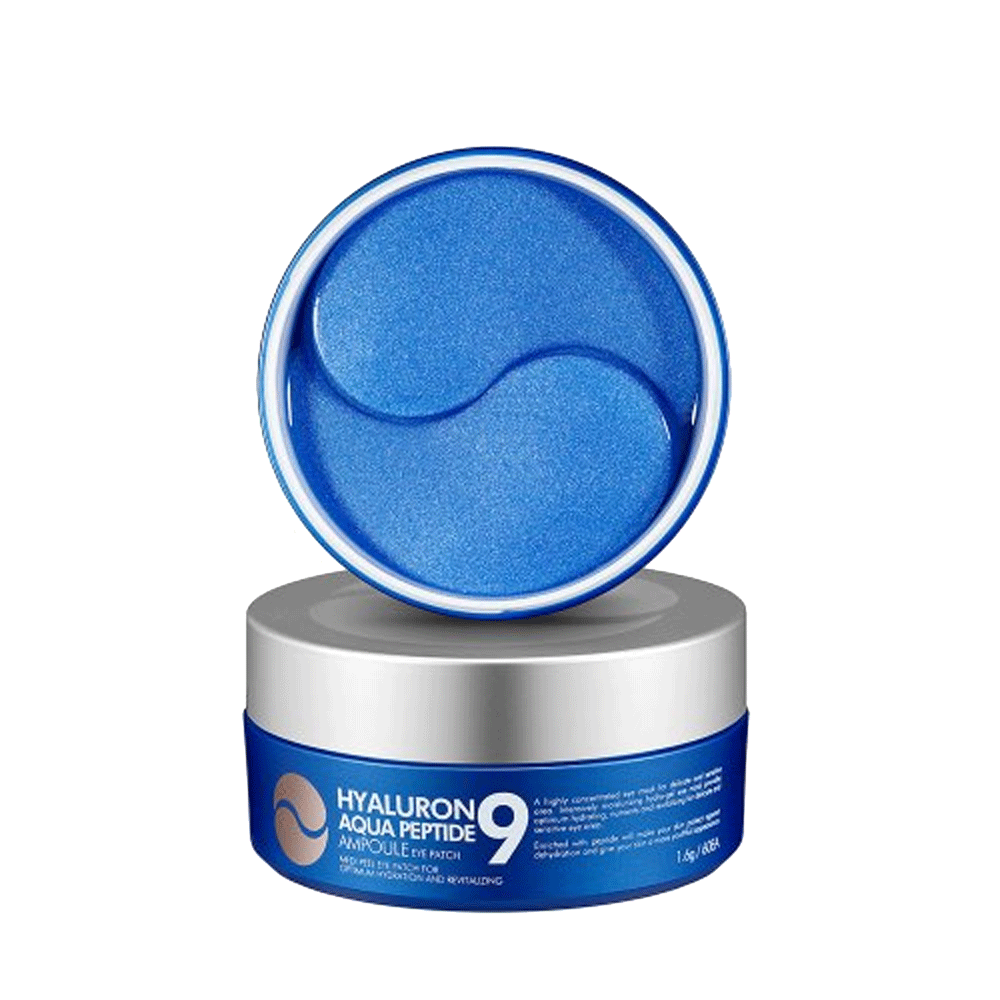 MEDI-PEEL Hyaluron Aqua Peptide 9 Ampoule Eye Patch Увлажняющие гидрогелевые патчи с пептидами