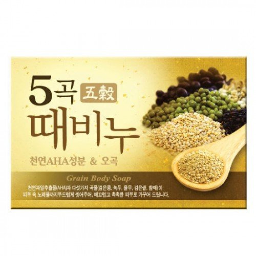 Mugunghwa Five Grains Scrub Soap Мыло-скраб для тела на основе пяти злаков