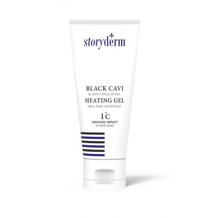 Storyderm Black Cavi Heating Gel Разогревающая гель-маска с черной икрой 