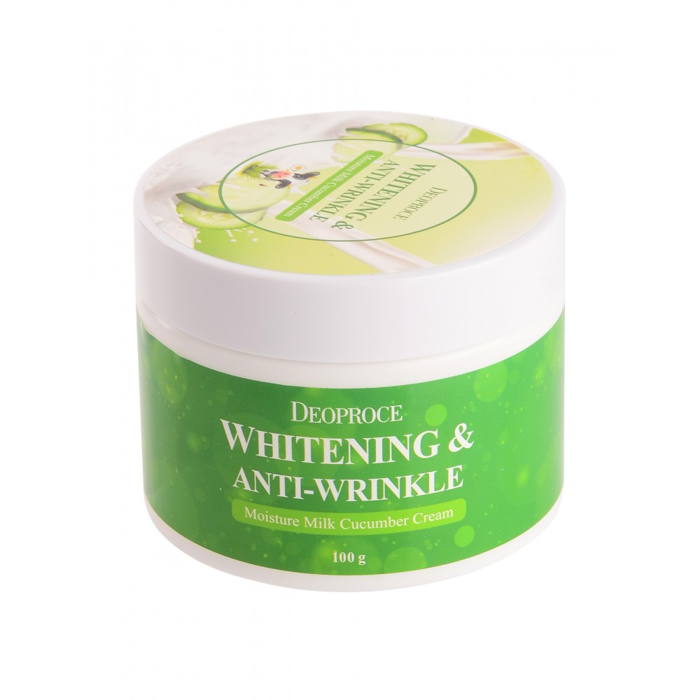 DEOPROCE Moisture Milk Cucumber Cream Увлажняющий крем с экстрактом огурца