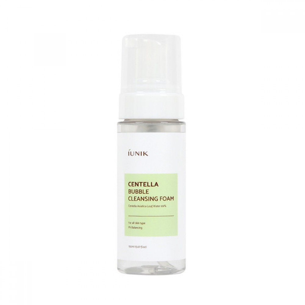 iUnik Centella Bubble Cleansing Foam Пенка для умывания с экстрактом центеллы 69%