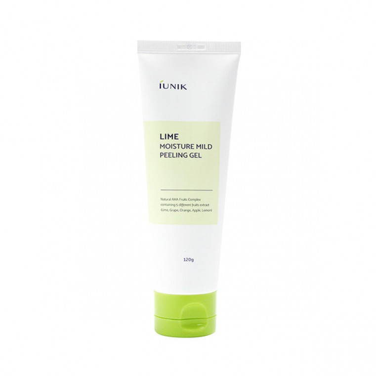 iUnik Lime Moisture Mild Peeling Gel Мягкий увлажняющий пилинг-гель с натуральным фруктовым aha комплексом