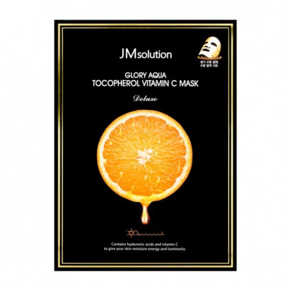 JMsolution Glory Aqua Tocopherol Vitamin C Mask Тканевая маска для выравнивания тона