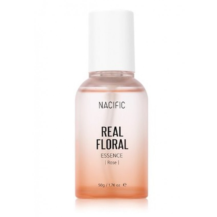 NACIFIC Real Floral Rose Essence Увлажняющая эссенция с лепестками роз 