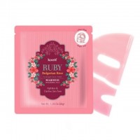 KOELF Ruby & Bulgarian Rose Hydro Gel Mask Pack Гидрогелевая маска с рубиновой пудрой и розовым маслом