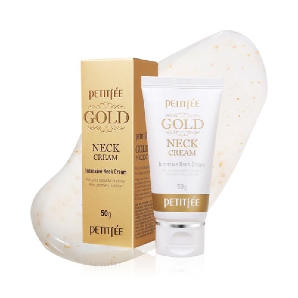 Petitfee Gold Neck Cream Крем для шеи антивозрастной  с золотом
