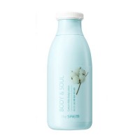 The Saem Body & Soul Cotton Milk Body Wash Гель для душа молочный 
