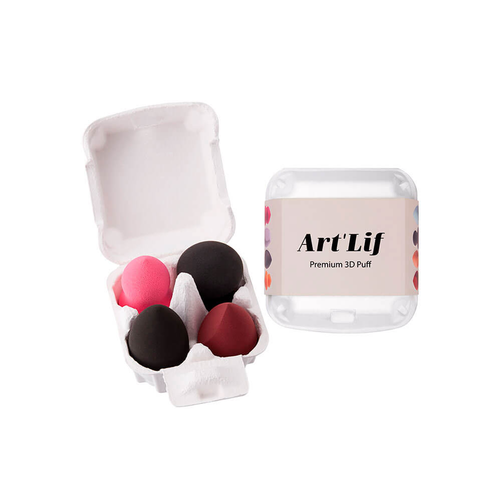 The Saem Art'Lif Premium 3D Puff Набор из четырех спонжей для макияжа