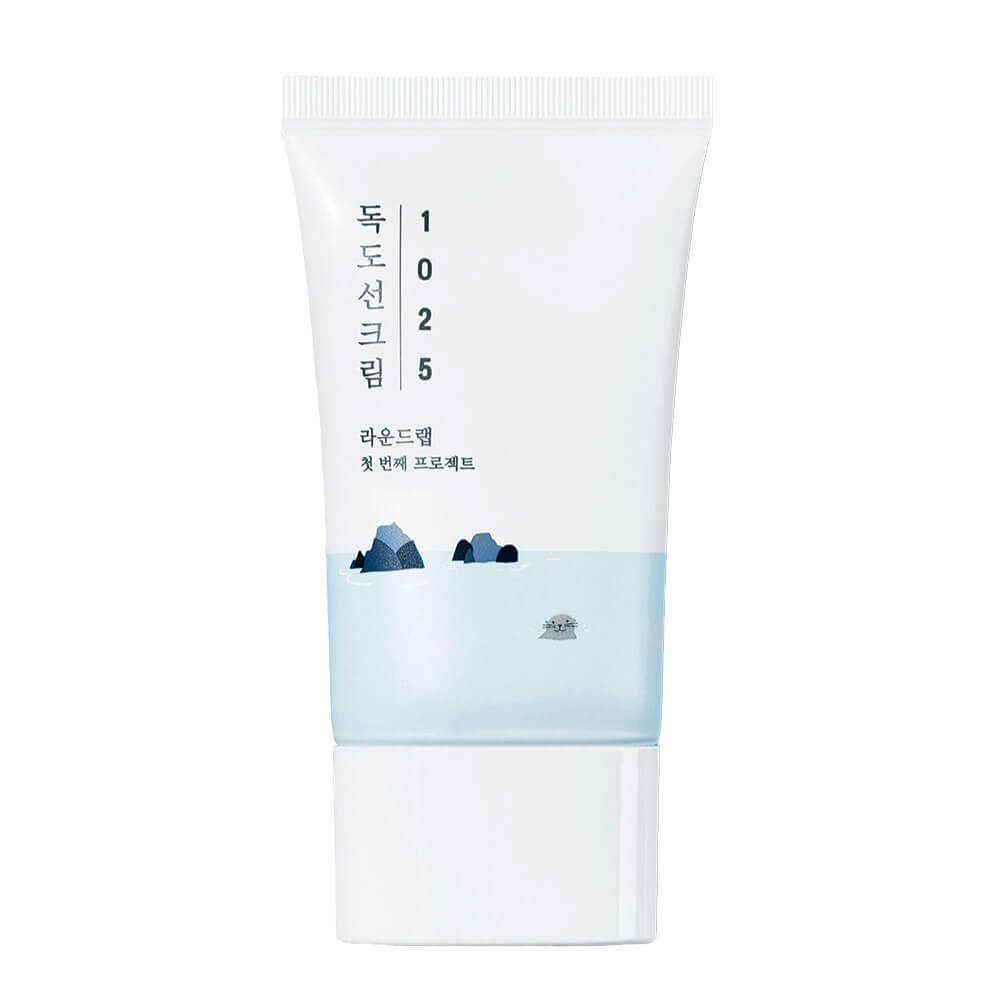 Round Lab 1025 Dokdo Sunscreen Солнцезащитный крем для проблемной кожи с морской водой SPF50+ PA+++